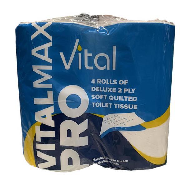 Vital Max Pro 2 ply Toilet Roll 320 Sheet Equivalent